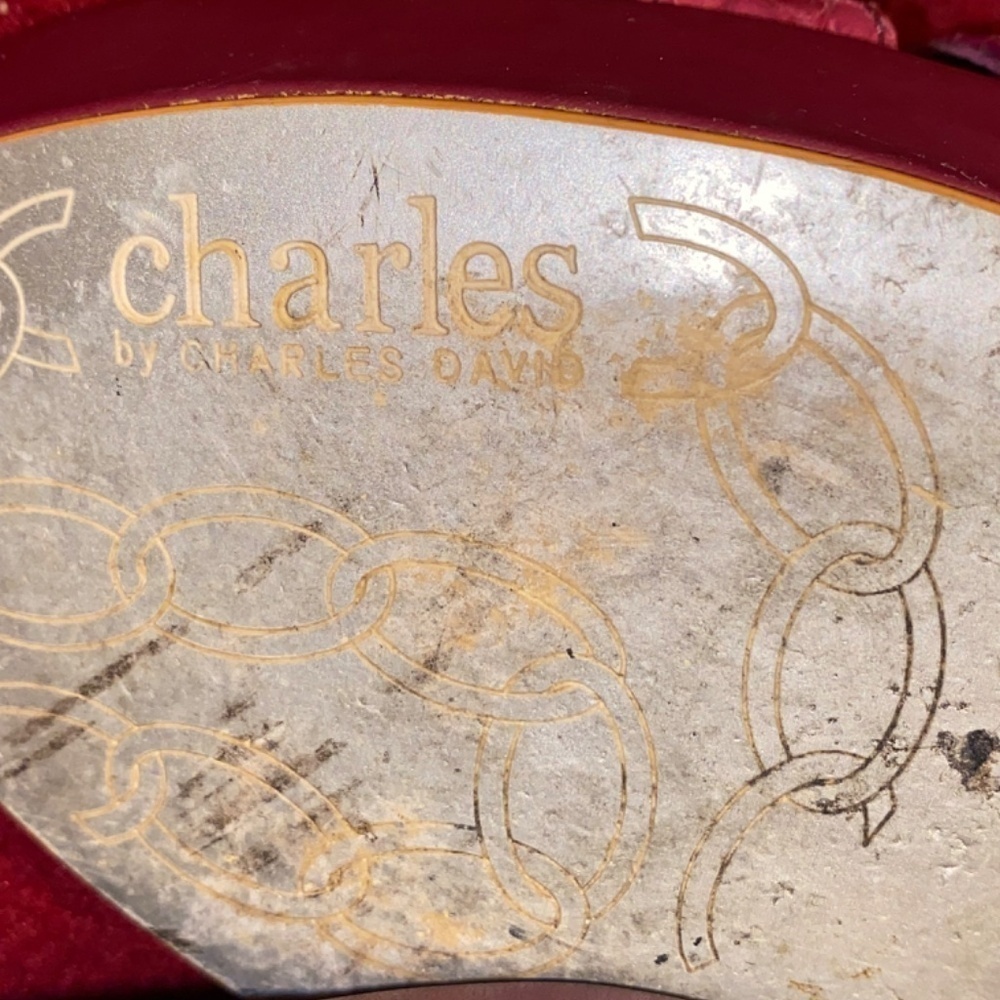 Charles by Charles David ladies size 8.5 wedge sandals - Picture 7 of 7